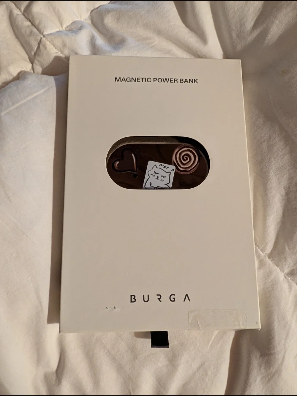 Burga Magnetic Power Bank with USB-C Cable